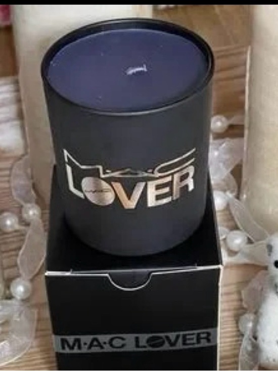 Love Other - Love Black MAC LOVER Candle with White Logo